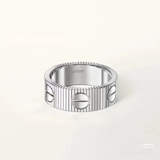 Cartier Love Ring Rose Gold Yellow Gold White Gold Rings 5