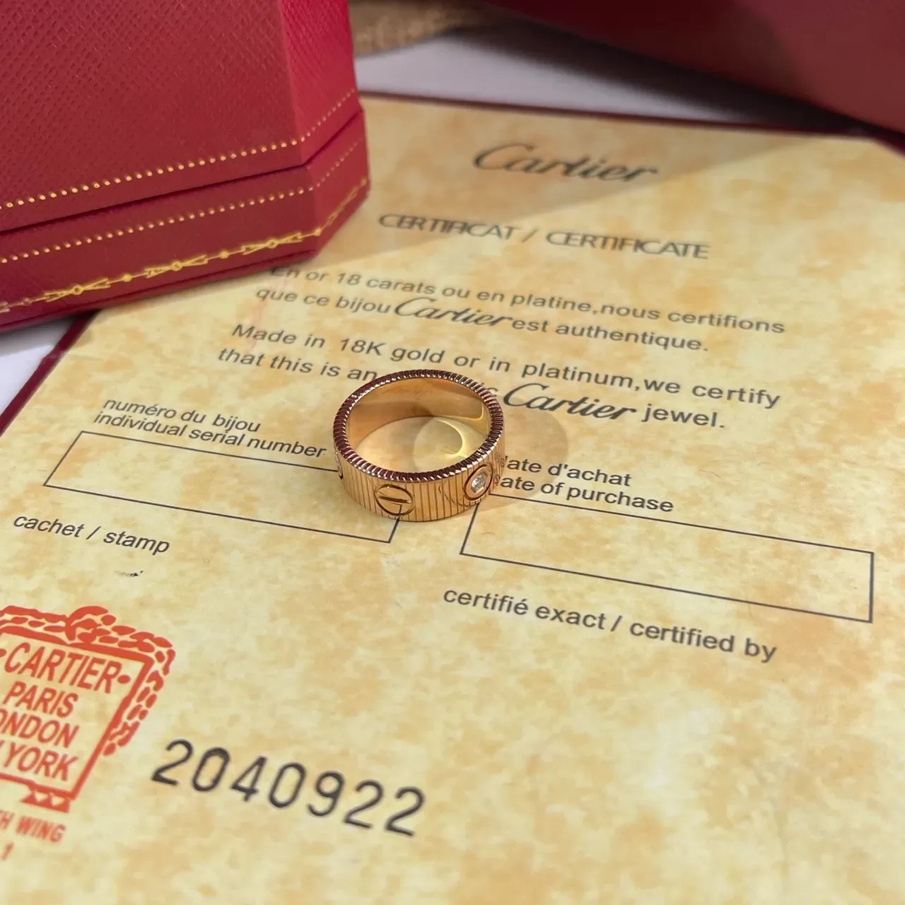 Cartier Love Ring Yellow Gold Rose Gold White Gold Rings 3