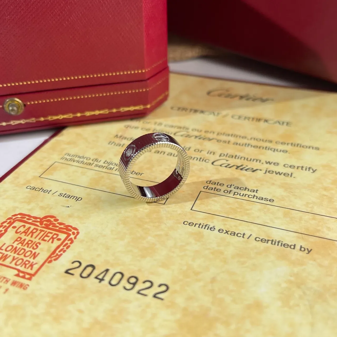 Cartier Love Ring Yellow Gold Rose Gold White Gold Rings 4