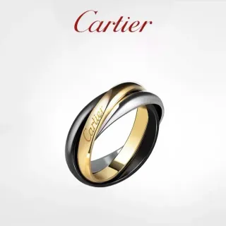 Cartier Trinity কালো সোনা ট্রিপল ব্যান্ড আন্তঃসংযুক্ত আংটি