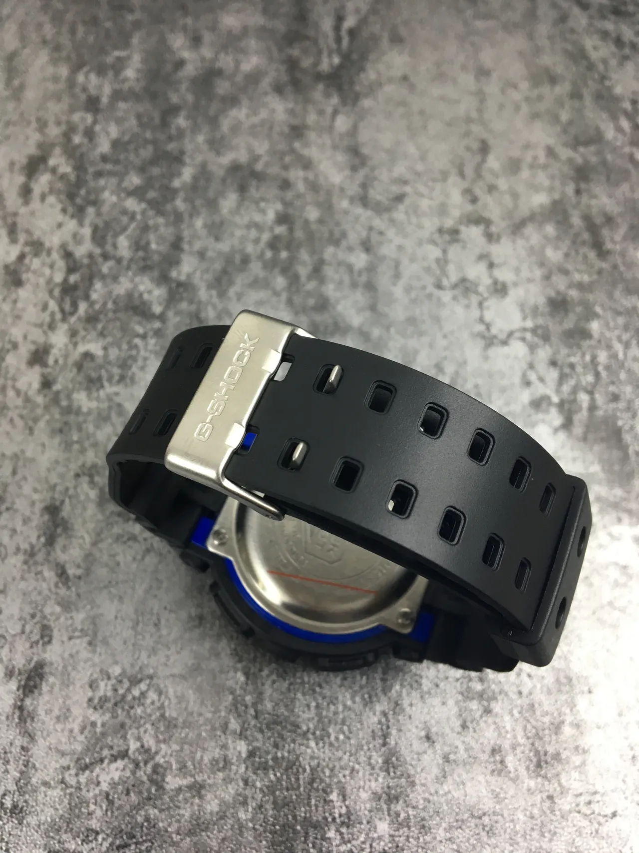 Casio G-Shock GA-100 Black and Blue Sports Watch 8