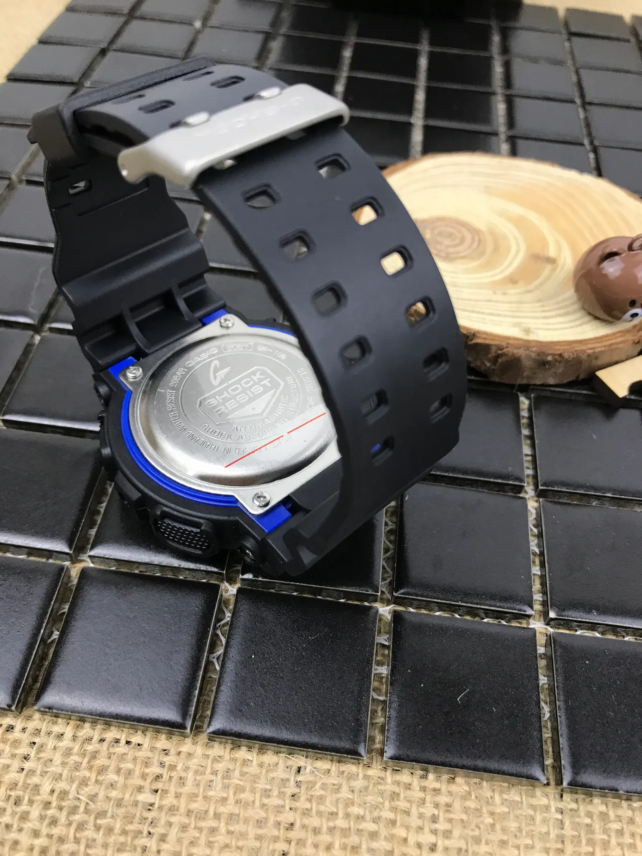 Casio G-Shock GA-100 Black and Blue Sports Watch 10