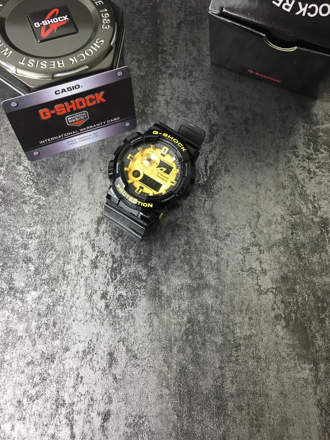 Casio G-Shock GA-100 काले और पीले एनालॉग-डिजिटल स्पोर्ट्स वॉच 2