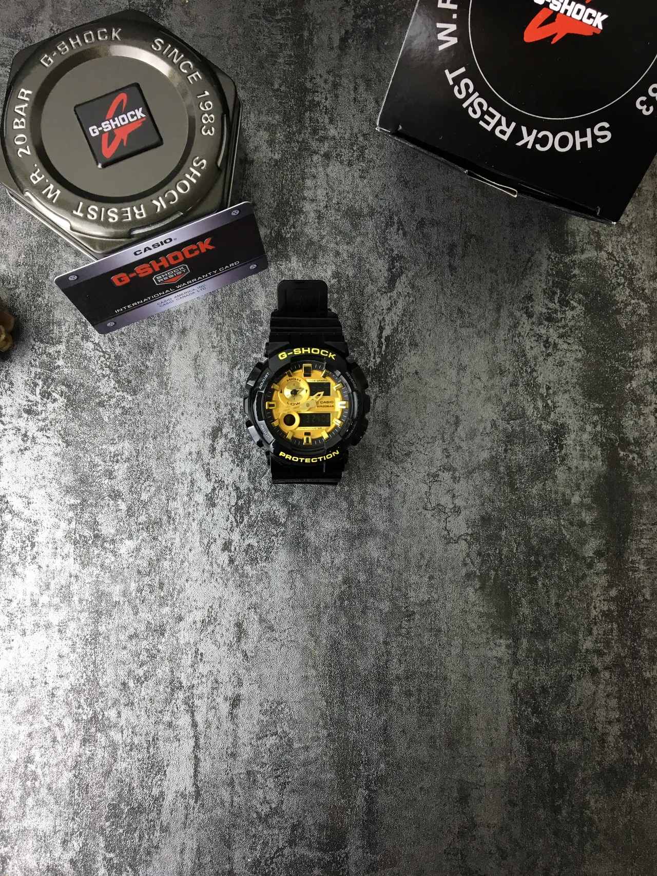 Casio G-Shock GA-100 काले और पीले एनालॉग-डिजिटल स्पोर्ट्स वॉच 3