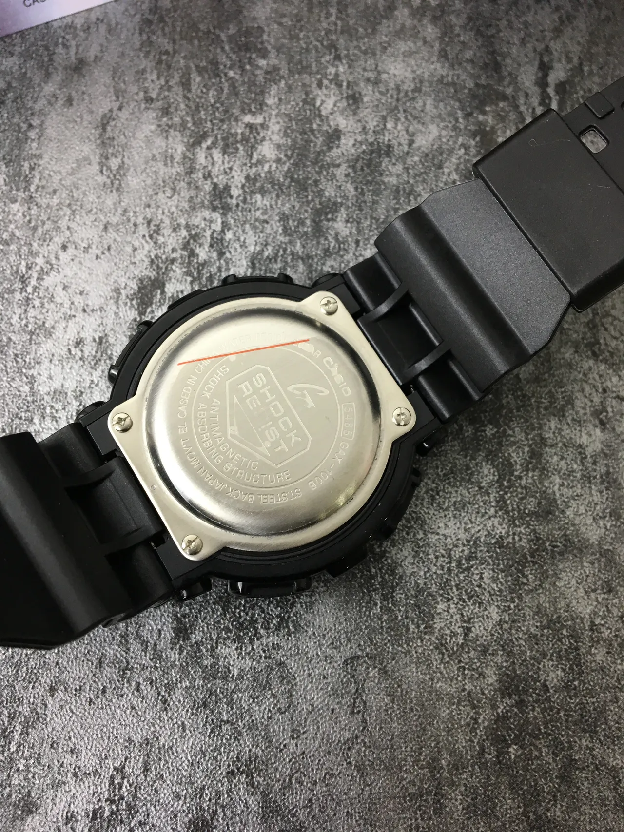 Casio G-Shock GA-100 काले और पीले एनालॉग-डिजिटल स्पोर्ट्स वॉच 4
