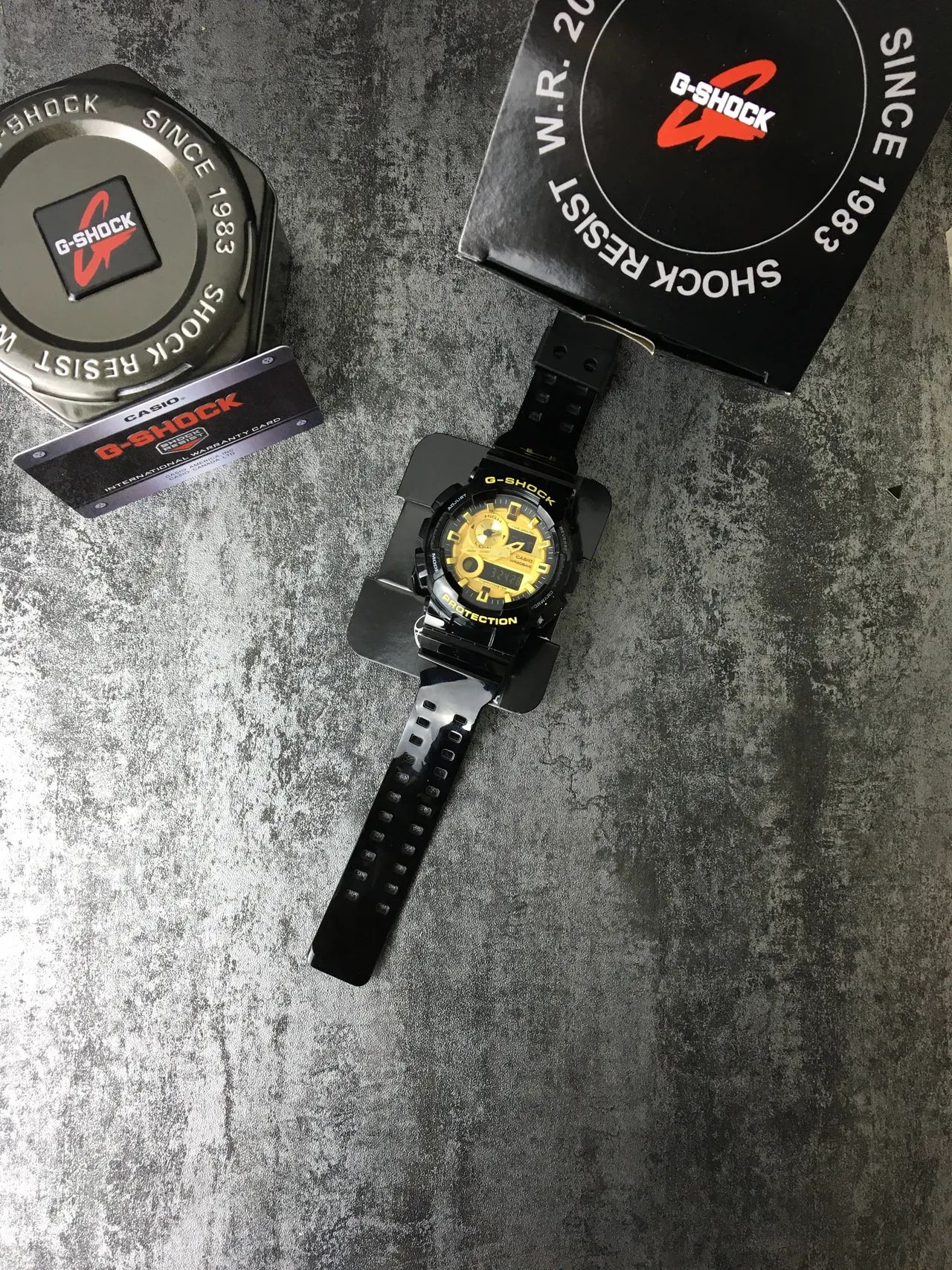 Casio G-Shock GA-100 काले और पीले एनालॉग-डिजिटल स्पोर्ट्स वॉच 6