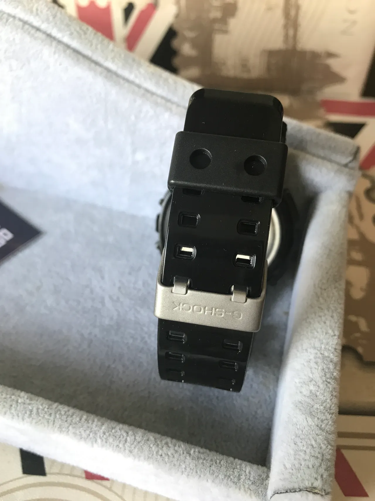 कासियो G-Shock GA-100 लाल नारंगी काला स्पोर्ट्स वॉच 8