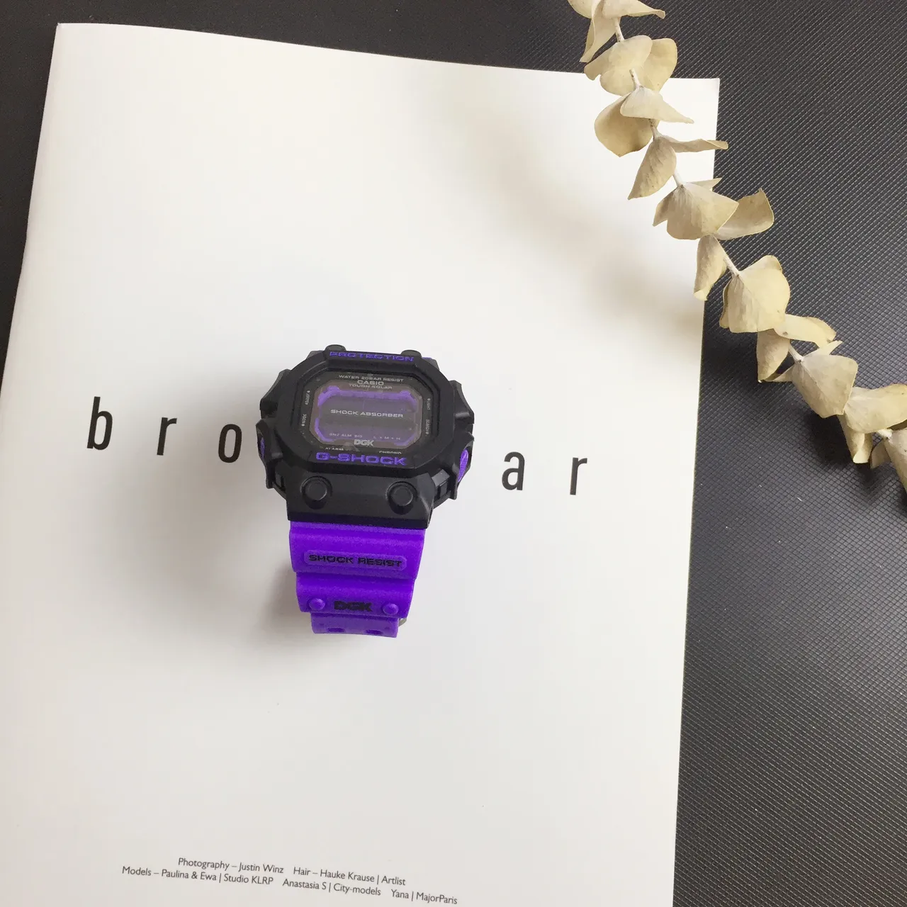 Casio G-Shock GA-2100 x DGK Pulsera Morada Reloj Deportivo 2