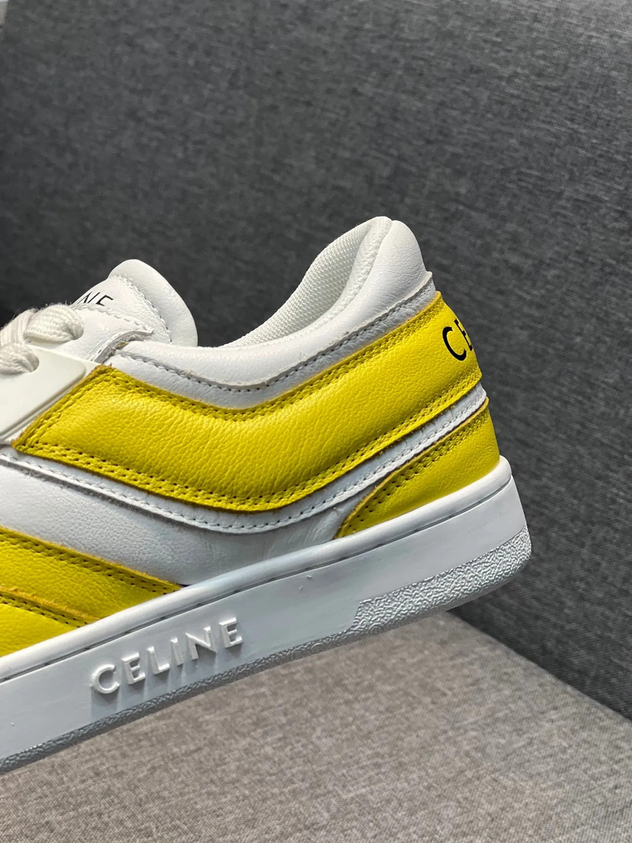 Celine CT-01 Zapatillas lifestyle amarillo y blanco 7