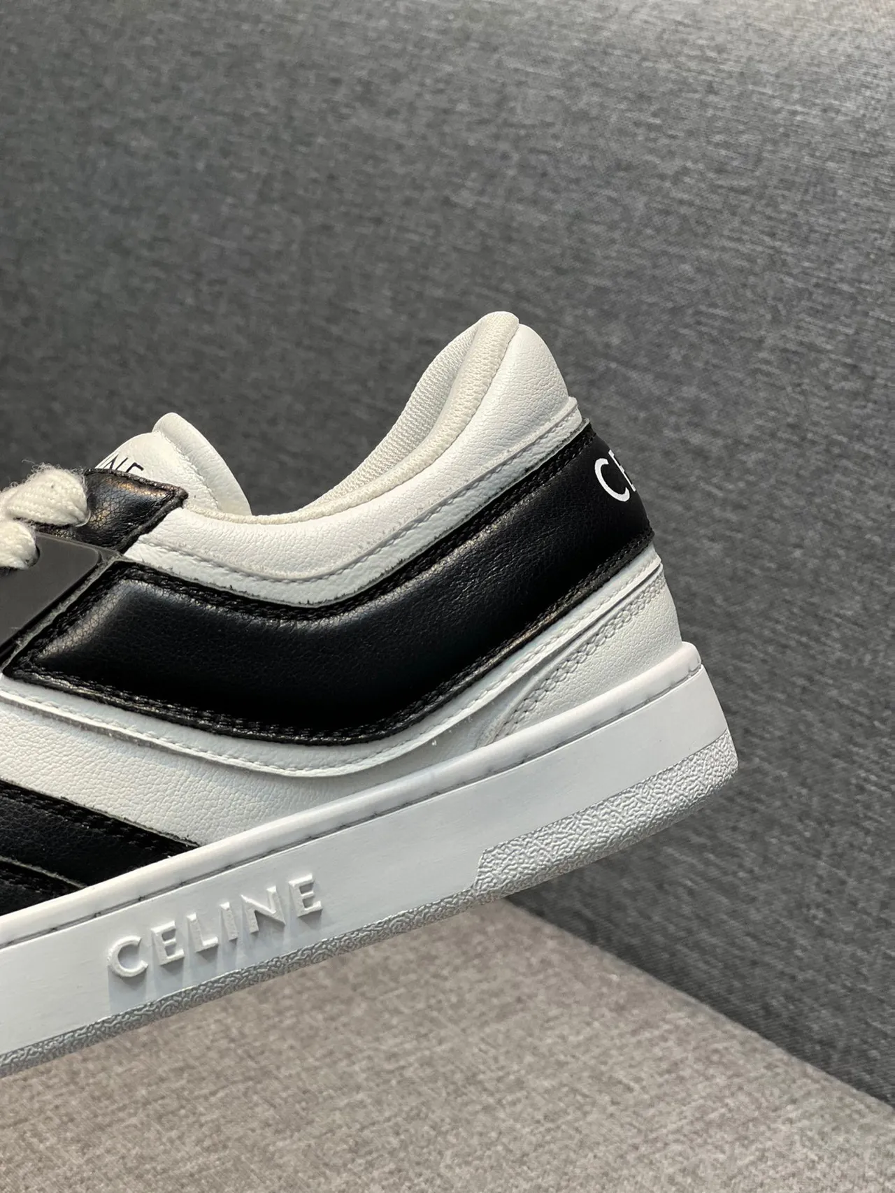 Celine CT-01 Z Trainer zapatillas lifestyle negras y blancas 8