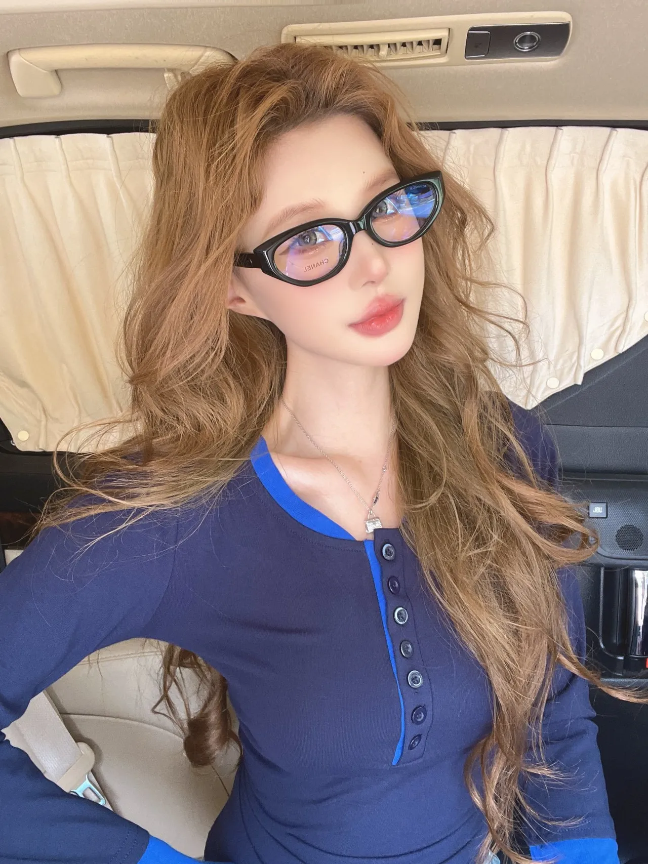 Chanel Brown Black Oval Frame Tortoiseshell Acetate Optical Glasses 8