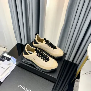 Chanel Runner Beige and Black Lifestyle Sneakers