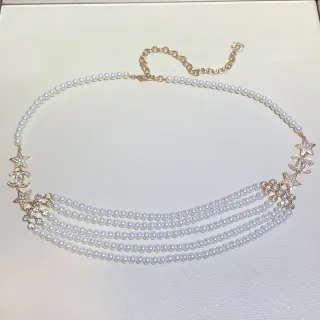 Chanel Star CC Pearl Multi-Strand قلادة