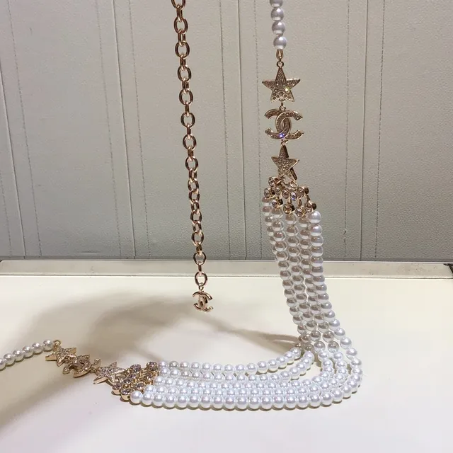 Chanel Star CC Pearl Multi-Strand Necklace 4