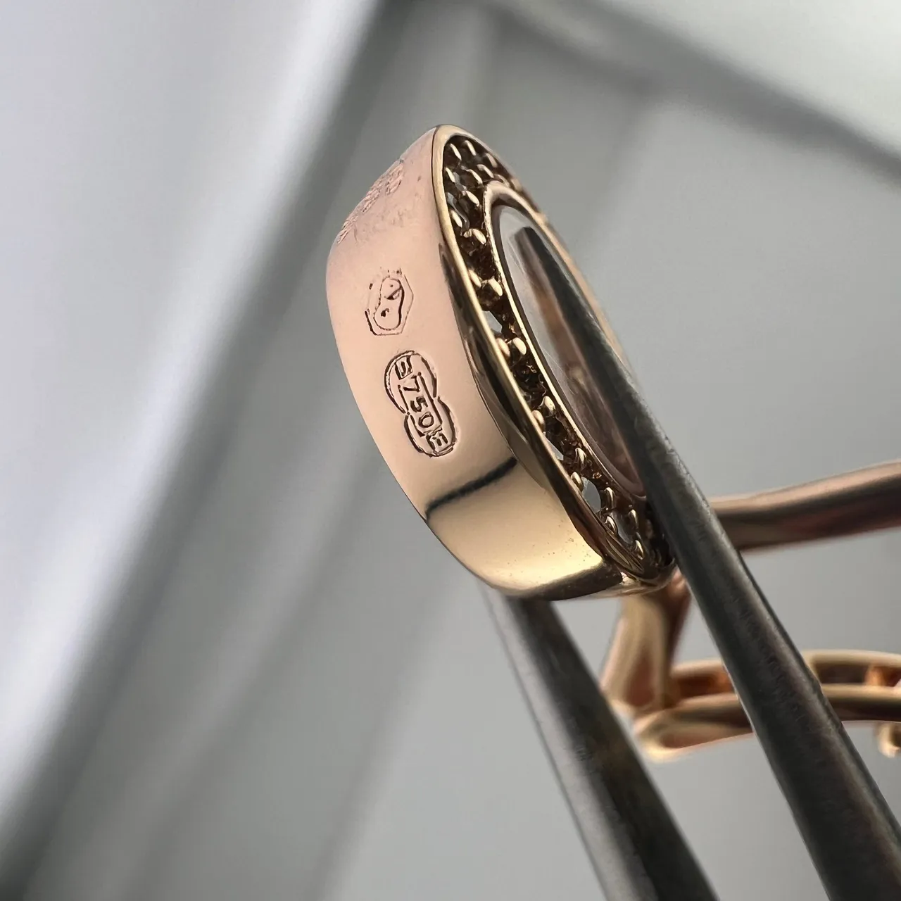Chopard Gold Silver Rotating Disc Pavé Halo Earrings 2