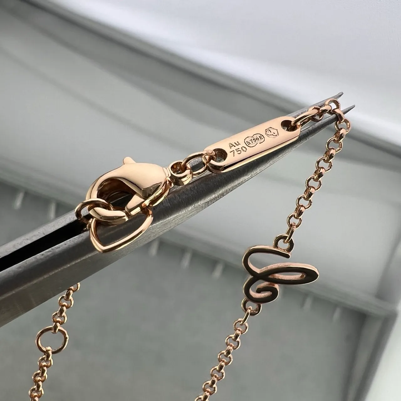 Chopard Happy Bear Collares con colgante de oso de plata y oro 2