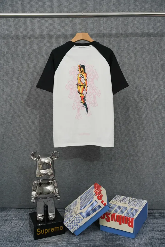 Chrome Hearts Deadly Doll র‍্যাগলান টি-শার্ট 2