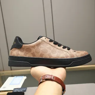 Coach Monogram Canvas Low-Top Lifestyle Sneakers