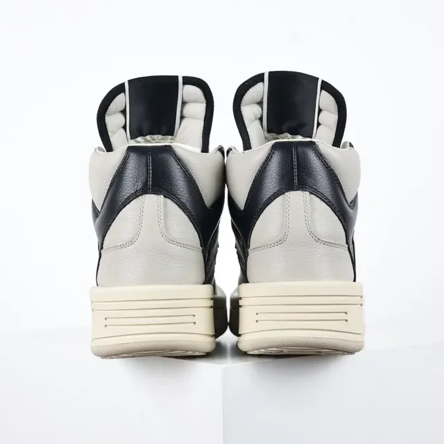 Converse Beige Black High-Top Leather Upper Lifestyle Sneakers 8