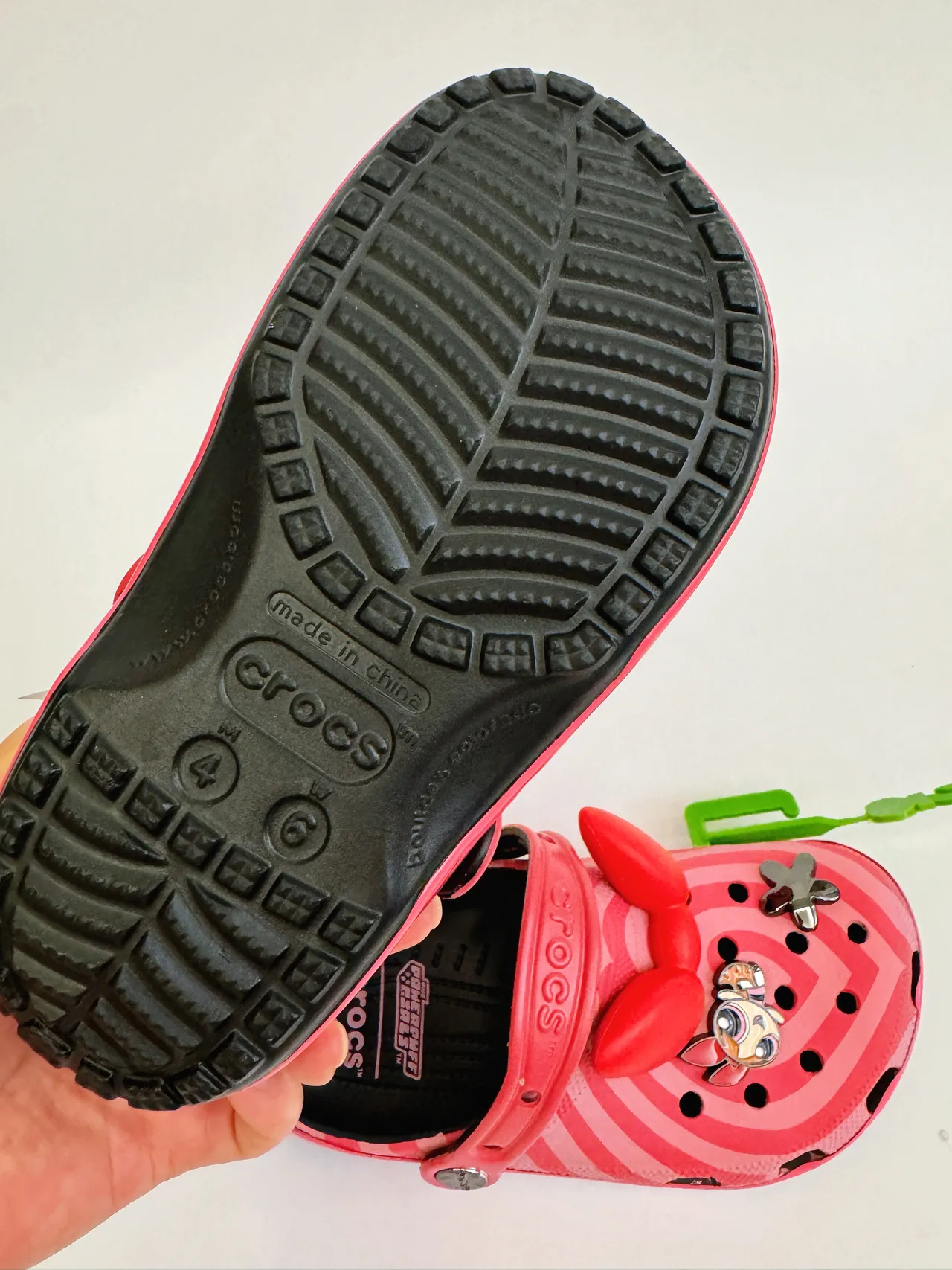 Crocs Classic Clog Vert Lime Tourbillon Sabot Enfants 9