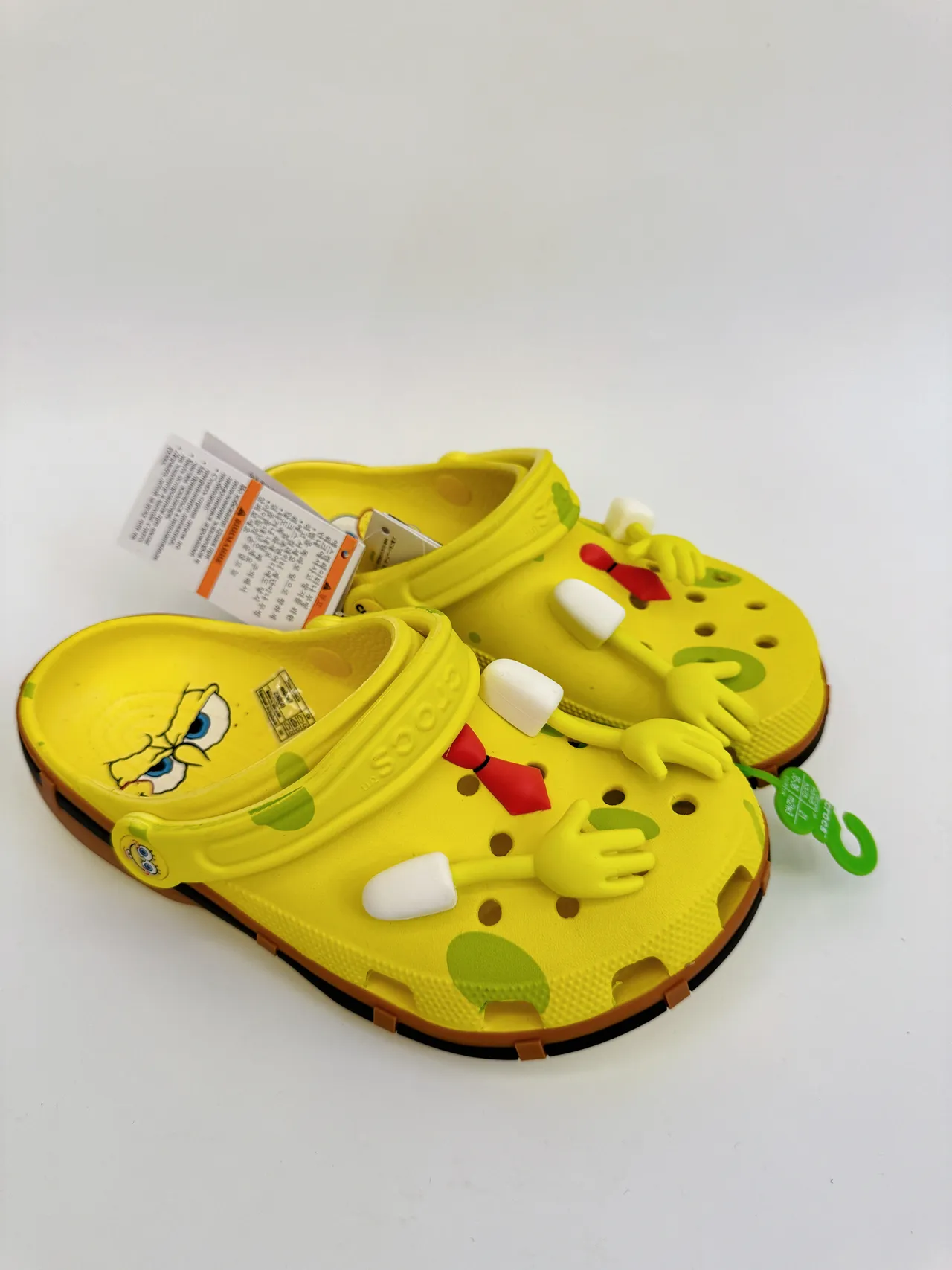 Crocs Classic Clog Vert Lime Tourbillon Sabot Enfants 10