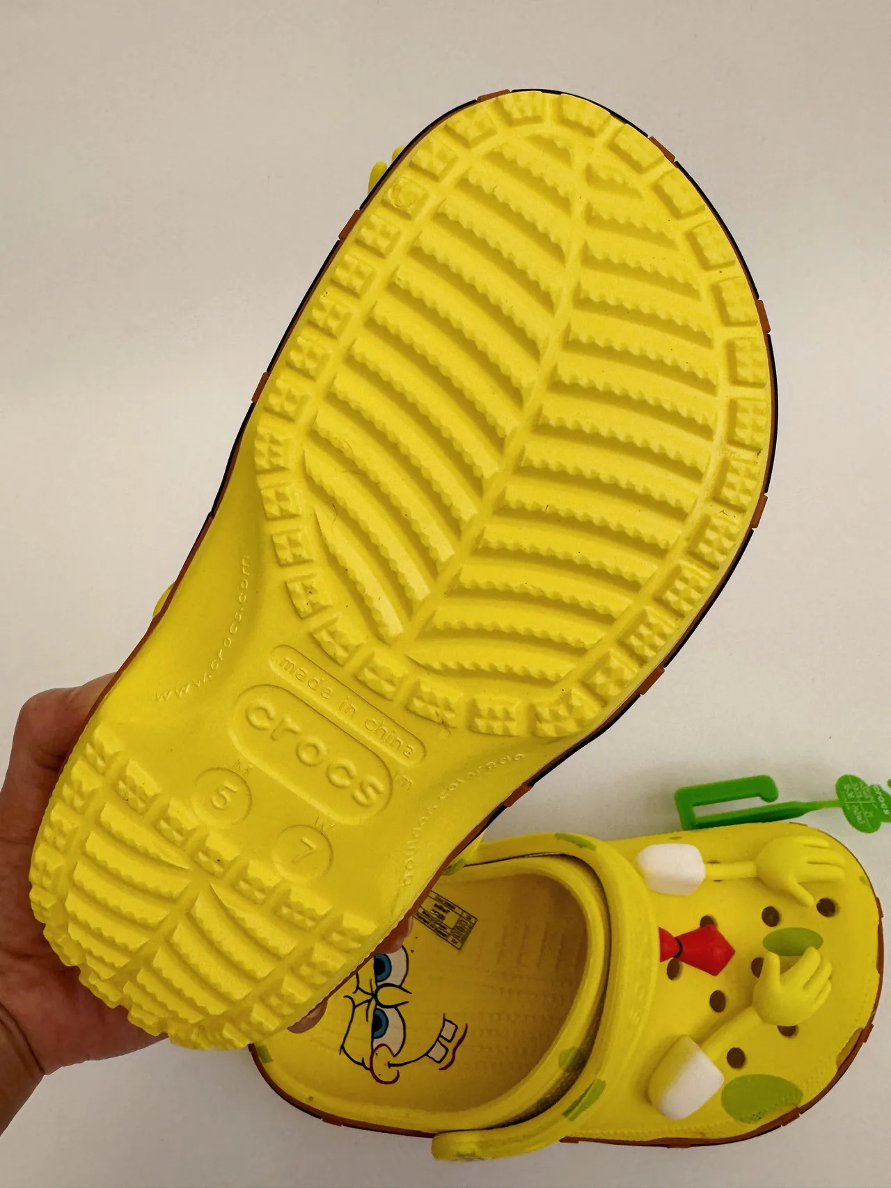 Crocs Classic Clog Vert Lime Tourbillon Sabot Enfants 15