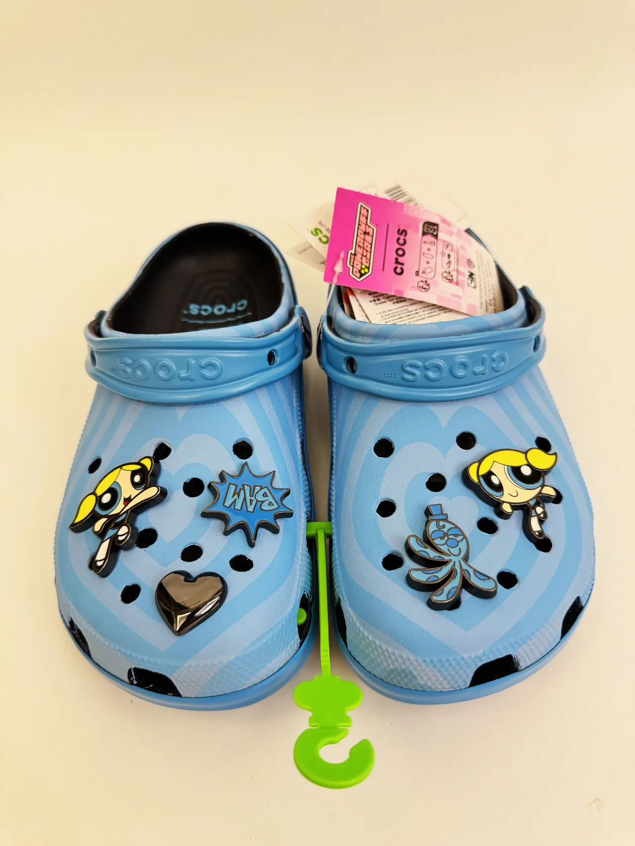 Crocs Classic Clog Vert Lime Tourbillon Sabot Enfants 17