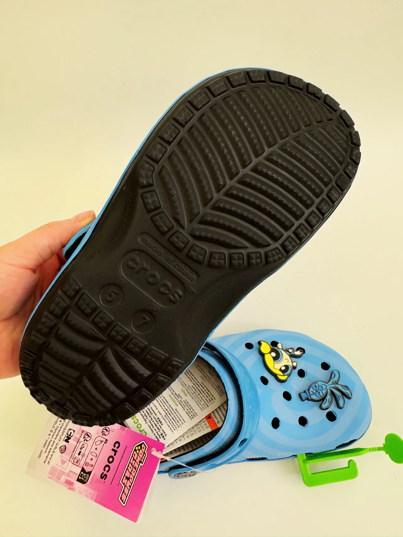 Crocs Classic Clog Vert Lime Tourbillon Sabot Enfants 21