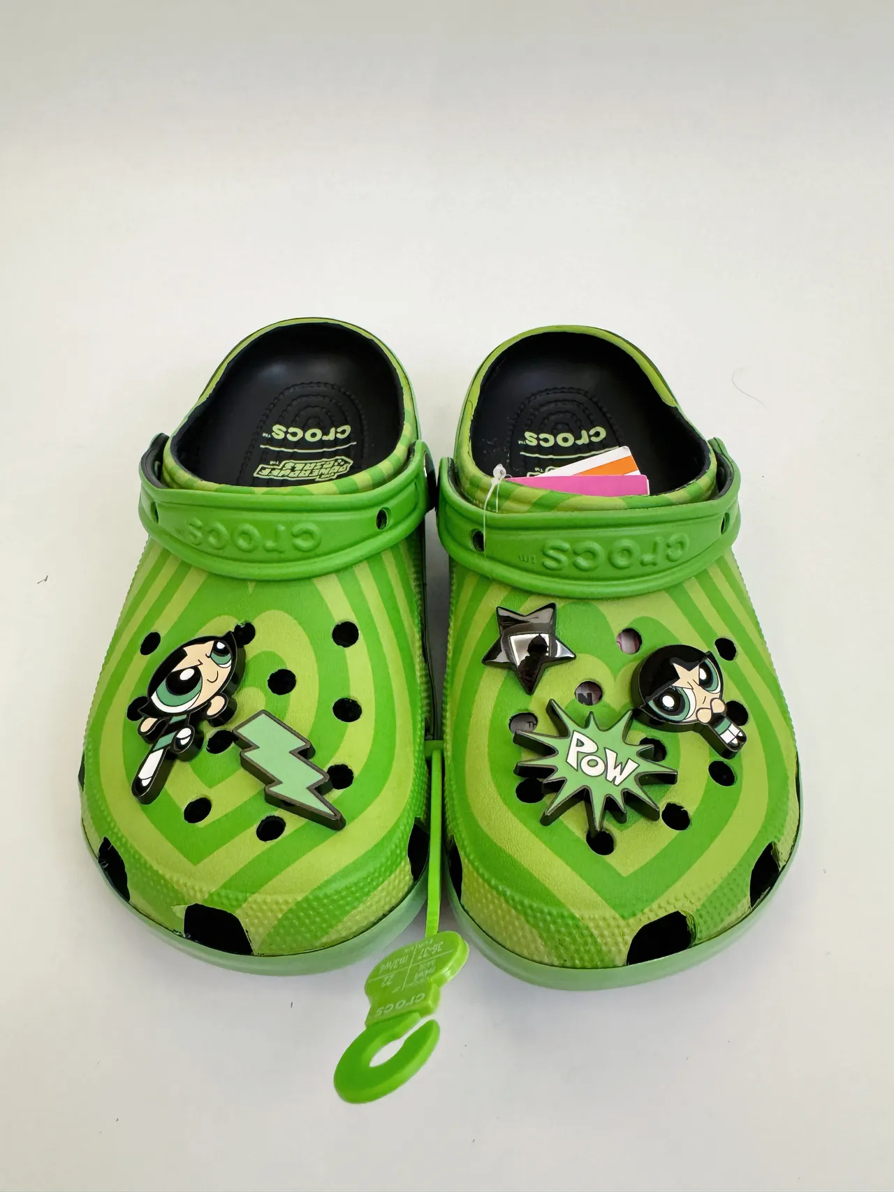 Crocs Classic Clog Vert Lime Tourbillon Sabot Enfants 22