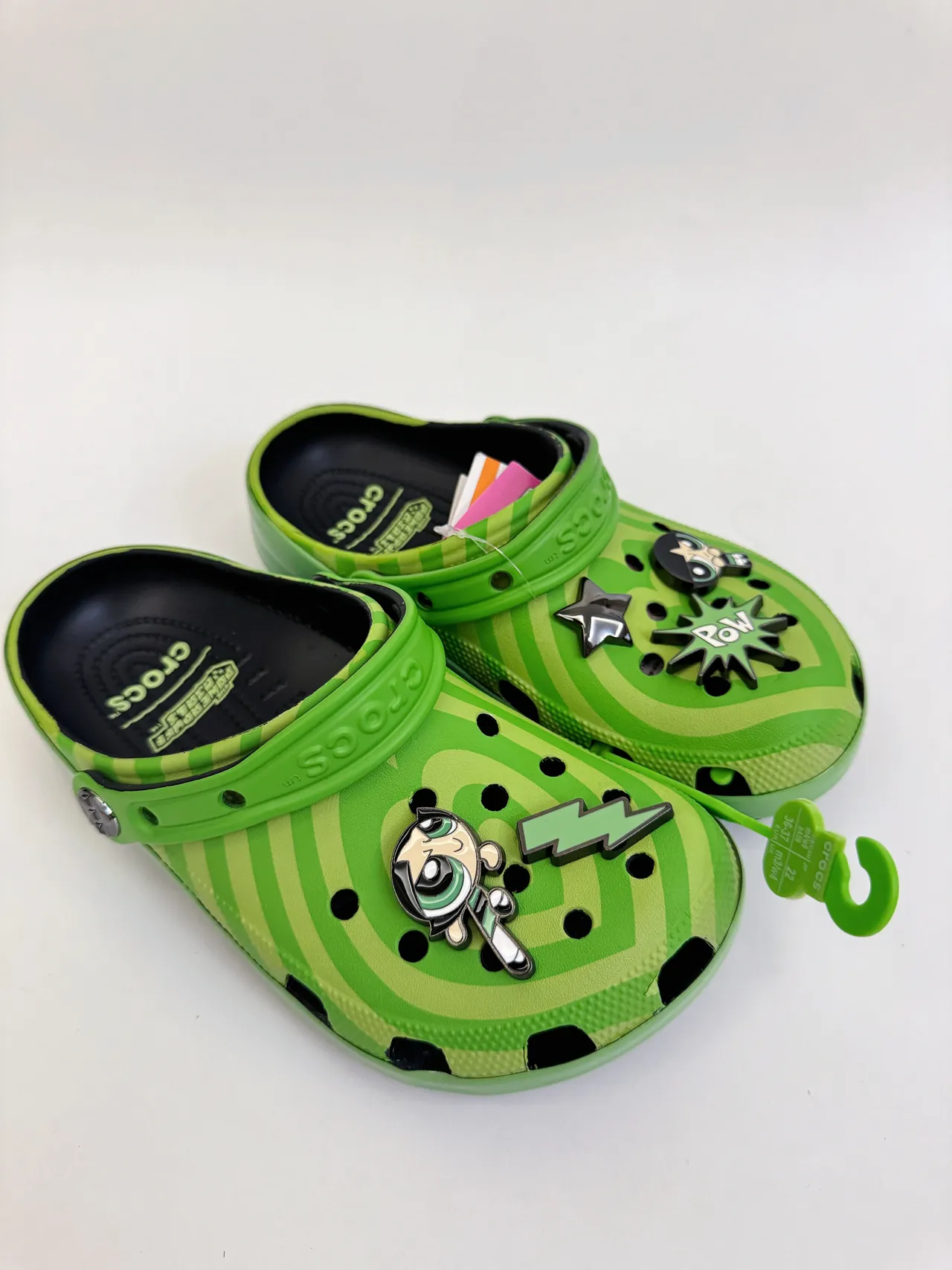Crocs Classic Clog Vert Lime Tourbillon Sabot Enfants 23