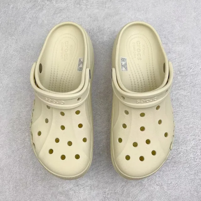 Crocs Echo Clog Beige Plateforme Mousse Sabot 9