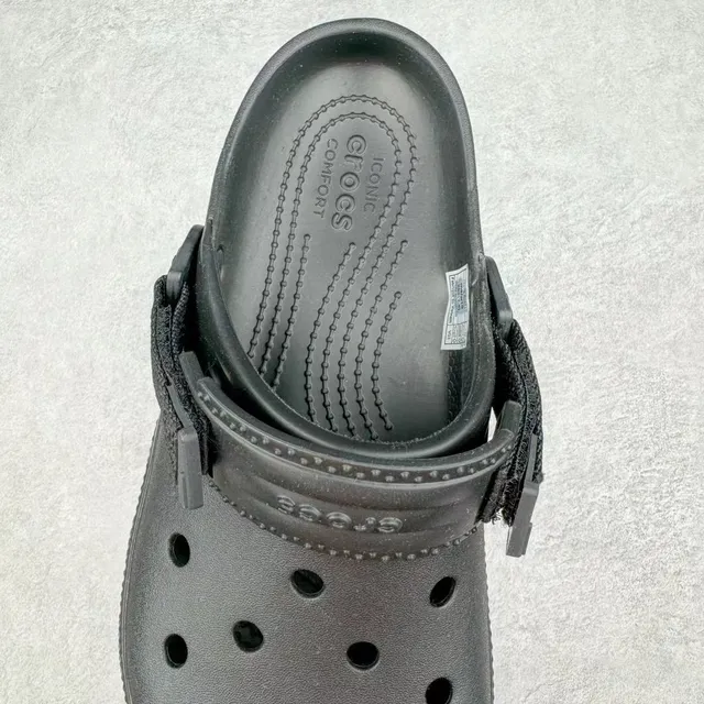 Crocs Echo Clog Negro Espuma Moldeada Clog 6