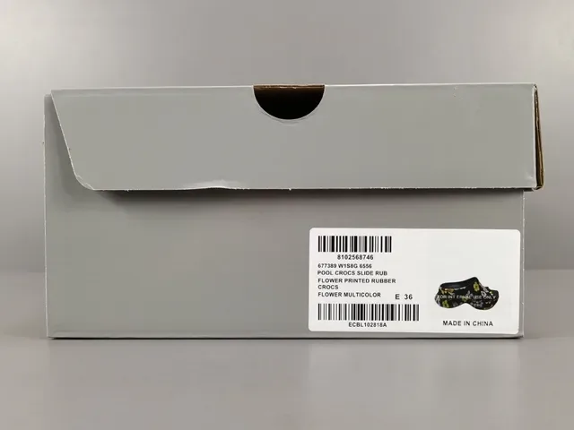 Crocs Echo Clog 花卉印花 黑色 平台凉鞋 11