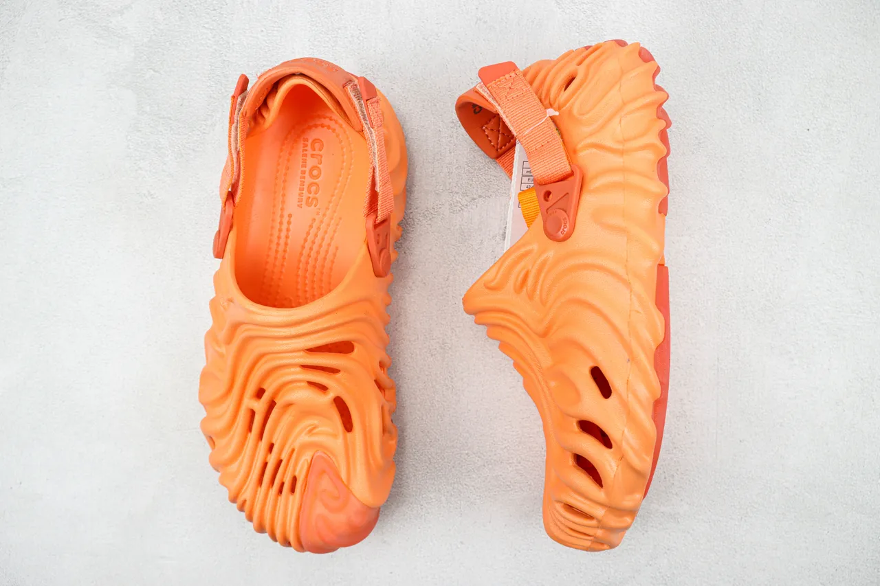 Crocs Echo Clog Orange sabot en mousse moulée 4