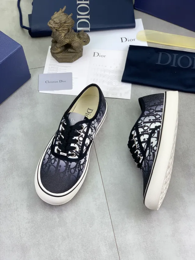Dior B23 Chaussures Lifestyle en toile avec impression monogramme 5