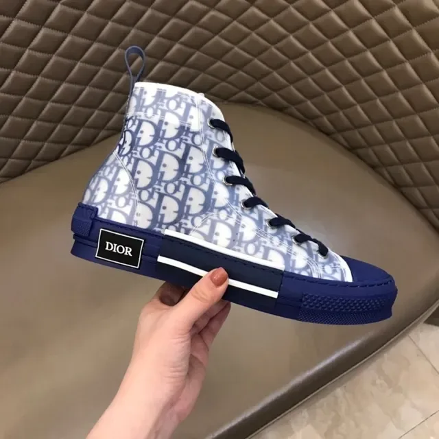 Dior B23 Oblique Monogram Navy Lifestyle Sneakers 8