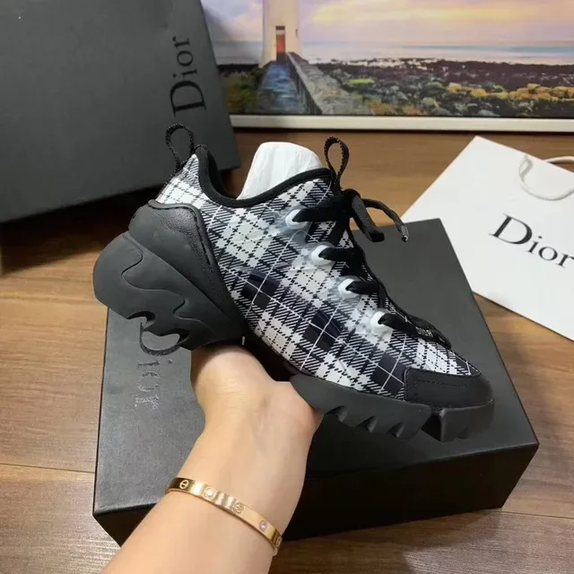 Dior B23 Sneakers Lifestyle Noir et Blanc à Carreaux 2