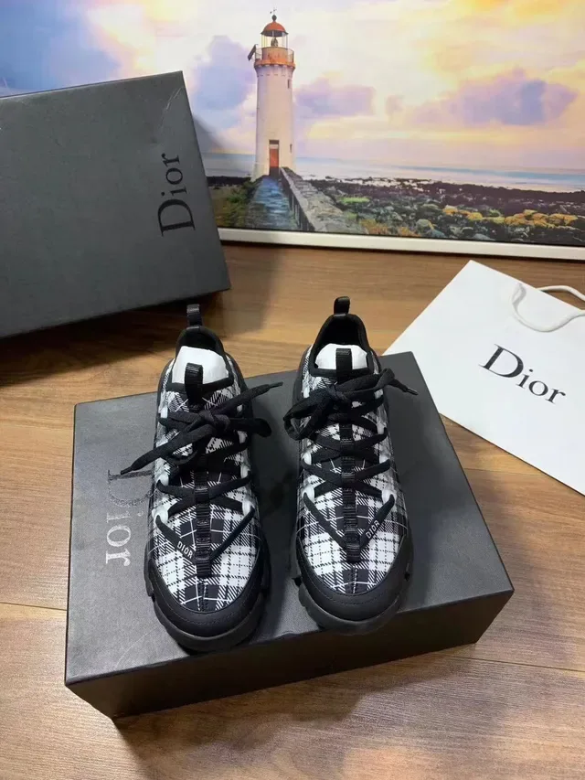 Dior B23 Sneakers Lifestyle Noir et Blanc à Carreaux 3