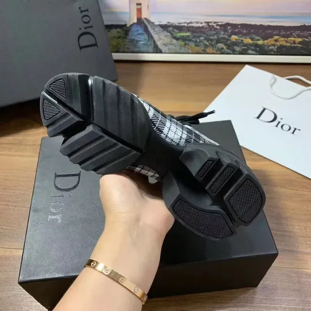 Dior B23 Sneakers Lifestyle Noir et Blanc à Carreaux 4