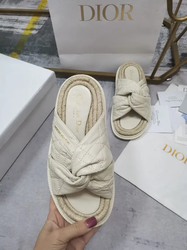 Dior B27 حذاء منزلي مبطن مربوط بعقدة Off-White 2