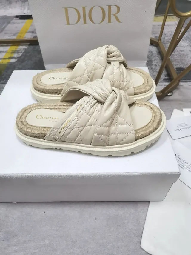 Dior B27 حذاء منزلي مبطن مربوط بعقدة Off-White 4