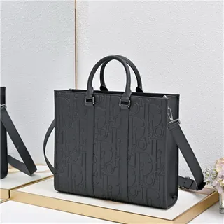 Dior Book Tote sac tote Beige et Navy Oblique Monogram 8