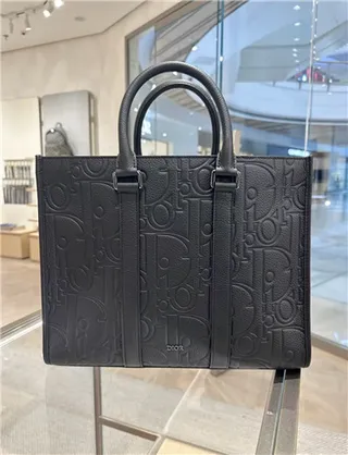 Dior Book Tote sac tote Beige et Navy Oblique Monogram 13