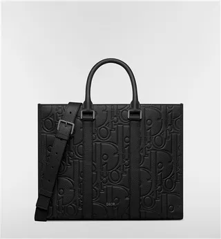 Dior Book Tote sac tote Beige et Navy Oblique Monogram 19
