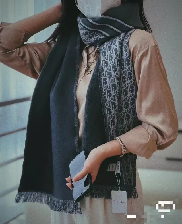 Bufanda Dior Monogram Cachemira Knit 2