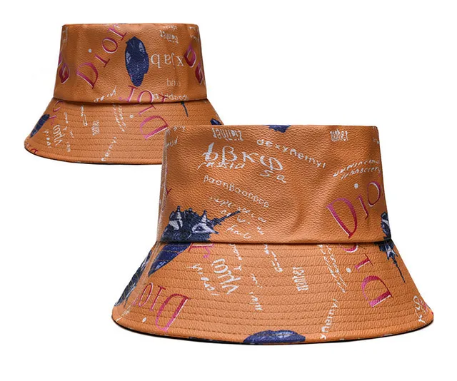 Dior Oblique Brown White Monogram Print Wide-Brimmed Bucket Hat 2