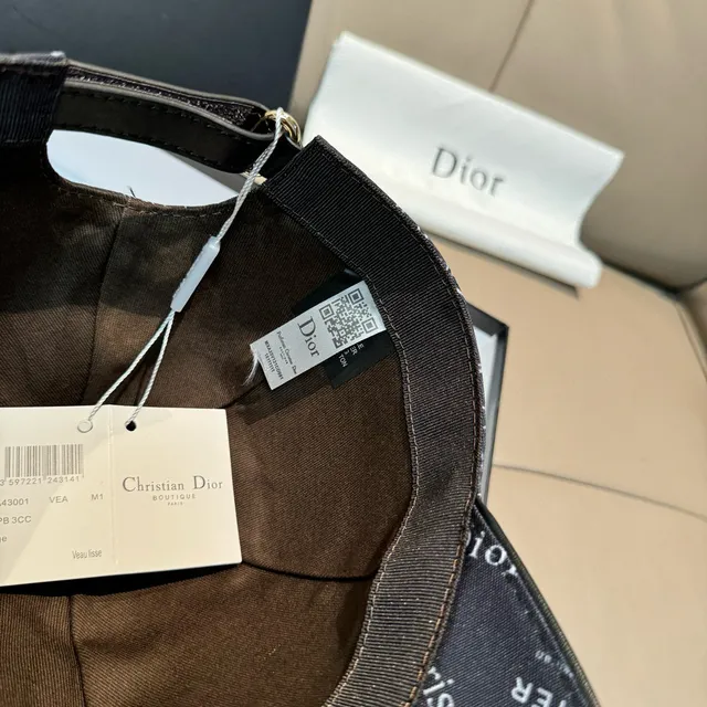 Dior Oblique Monogram Gorra de beisbol negra 3