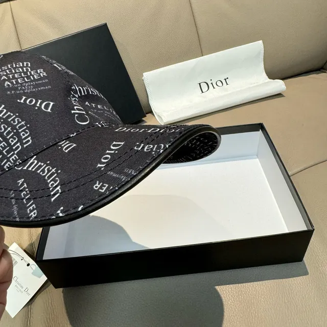 Dior Oblique Monogram Gorra de beisbol negra 6