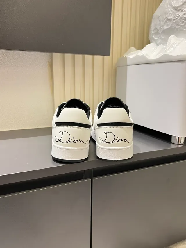 Dior সাদা কালো লো-টপ মোনোগ্রামড সাইড প্যানেল লাইফস্টাইল স্নিকার্স 2