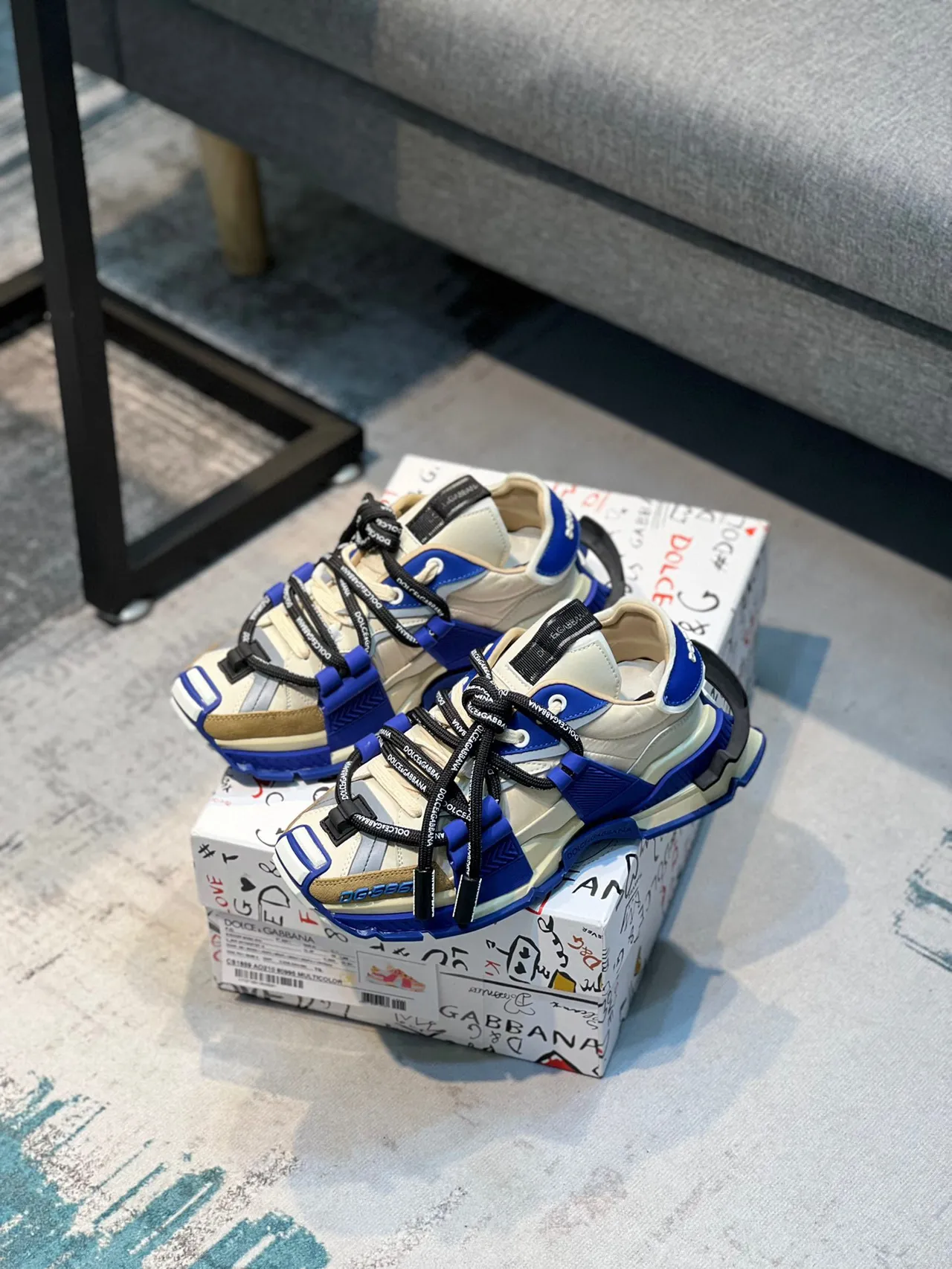Dolce & Gabbana NS1 Zapatillas gruesas de múltiples correas 7